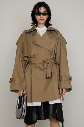 【25 SPRING PRE ORDER】Cut-out Trench Coat