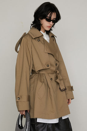 【25 SPRING PRE ORDER】Cut-out Trench Coat