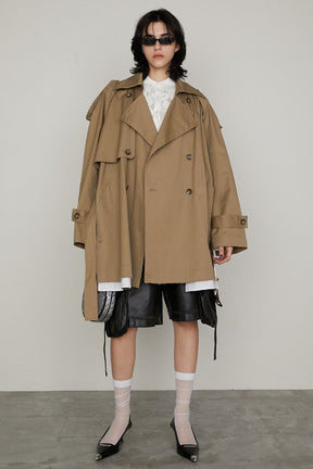 【25 SPRING PRE ORDER】Cut-out Trench Coat