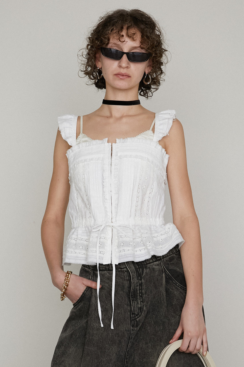 【25 SPRING PRE ORDER】Cotton Lace Bustier