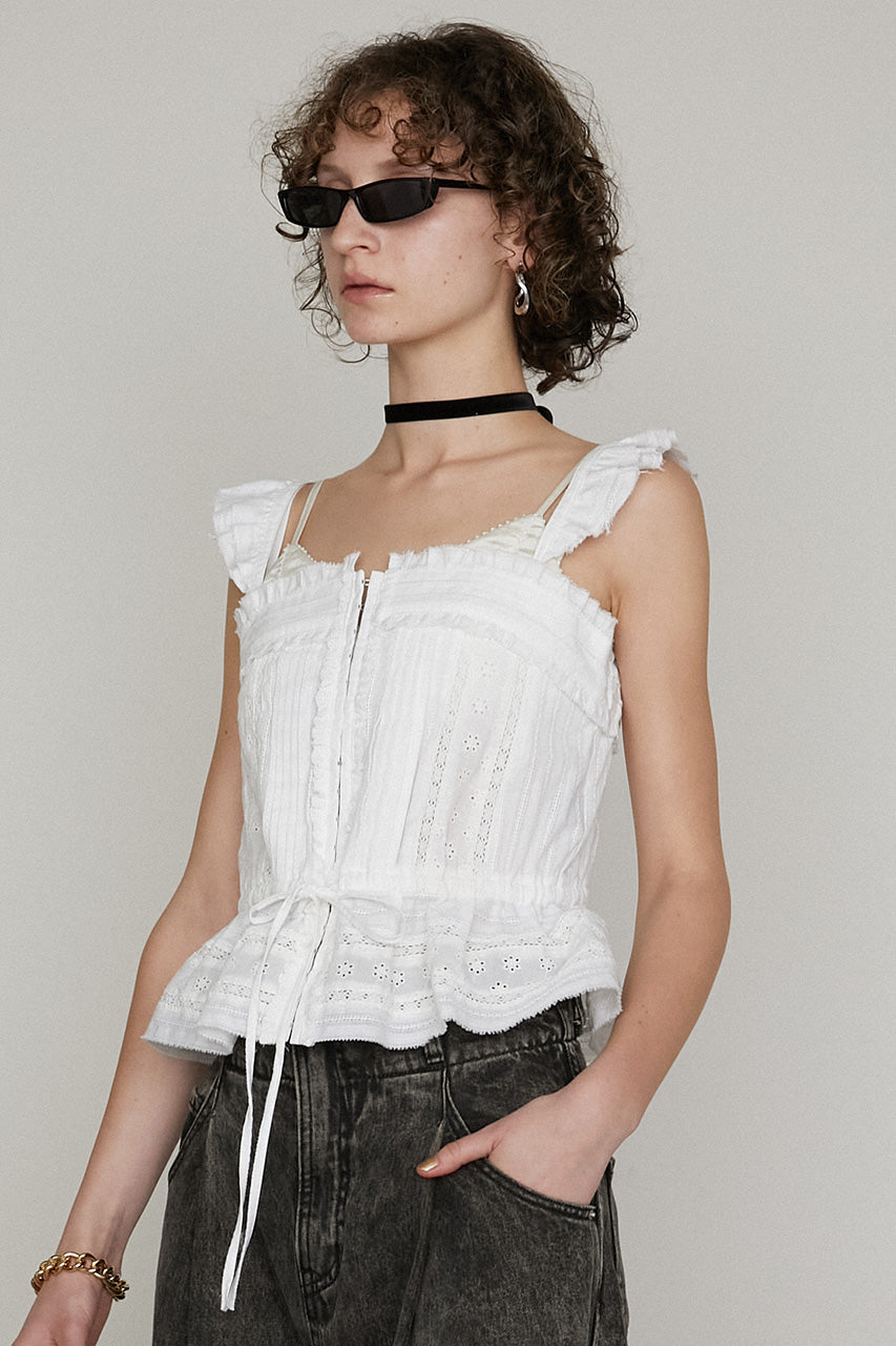 【25 SPRING PRE ORDER】Cotton Lace Bustier