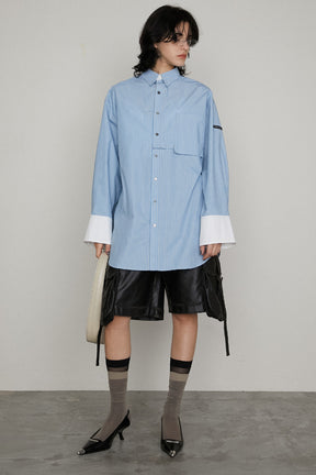 【25 SPRING PRE ORDER】Multi Way Oversize Shirt