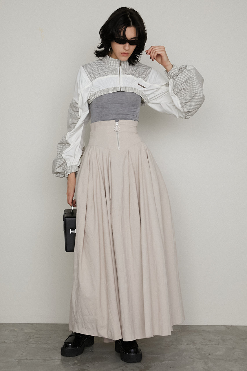 【25 SPRING PRE ORDER】Washer Volume Cocoon Skirt