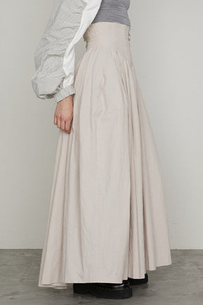 【25 SPRING PRE ORDER】Washer Volume Cocoon Skirt