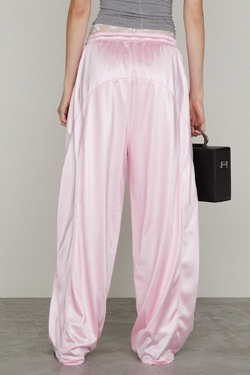 【25 SPRING PRE ORDER】Glossy Volume Jersey Pants