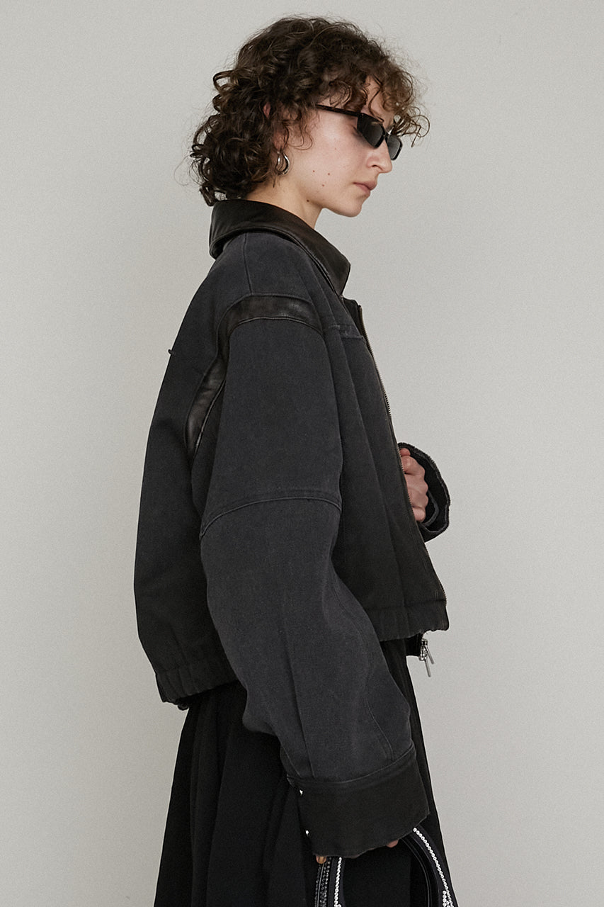 【25 SPRING PRE ORDER】Canvas Short Blouson