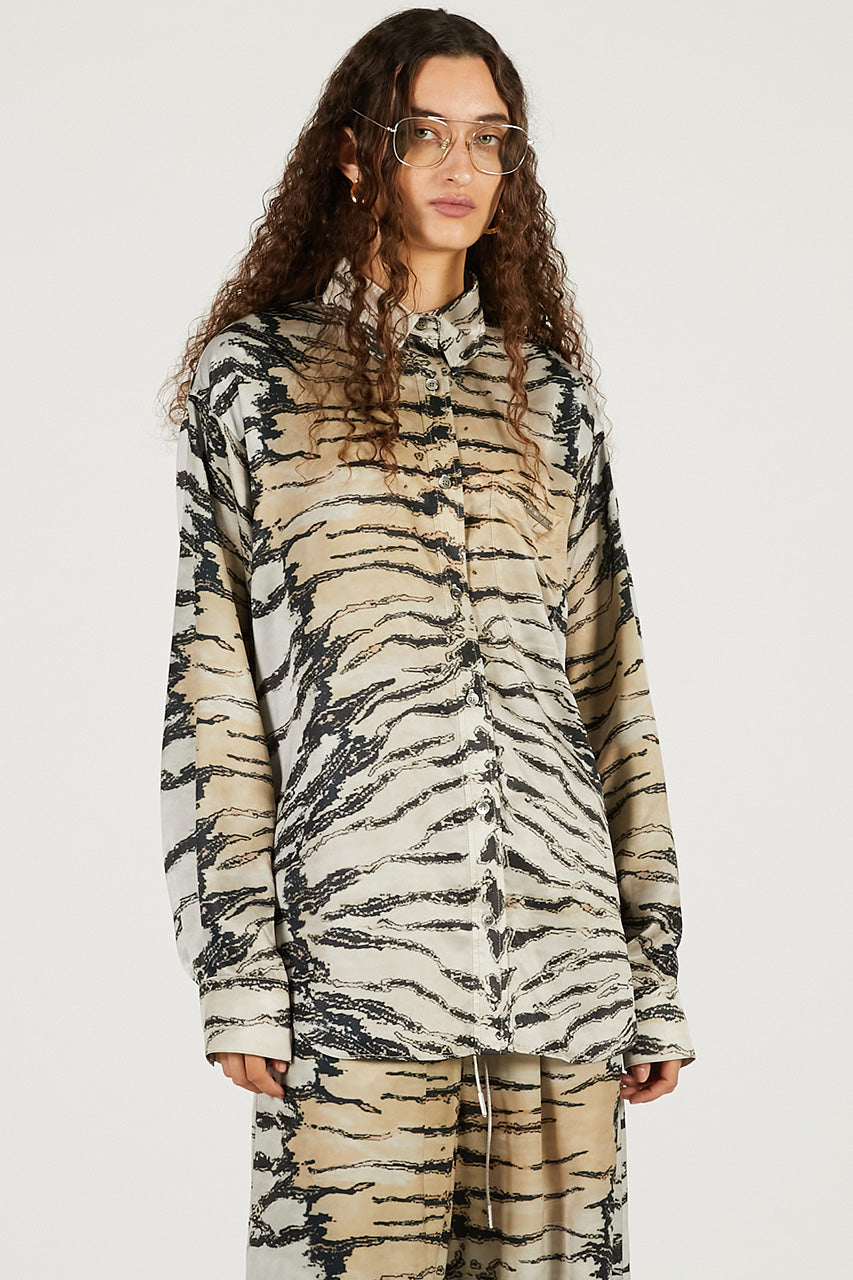 Tiger Print Shirt - 2026 SPRING