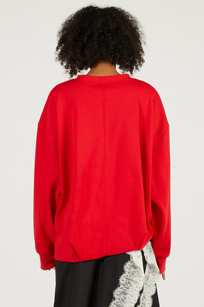 Twisted Belted Sweatshirt - 2026 SPRING