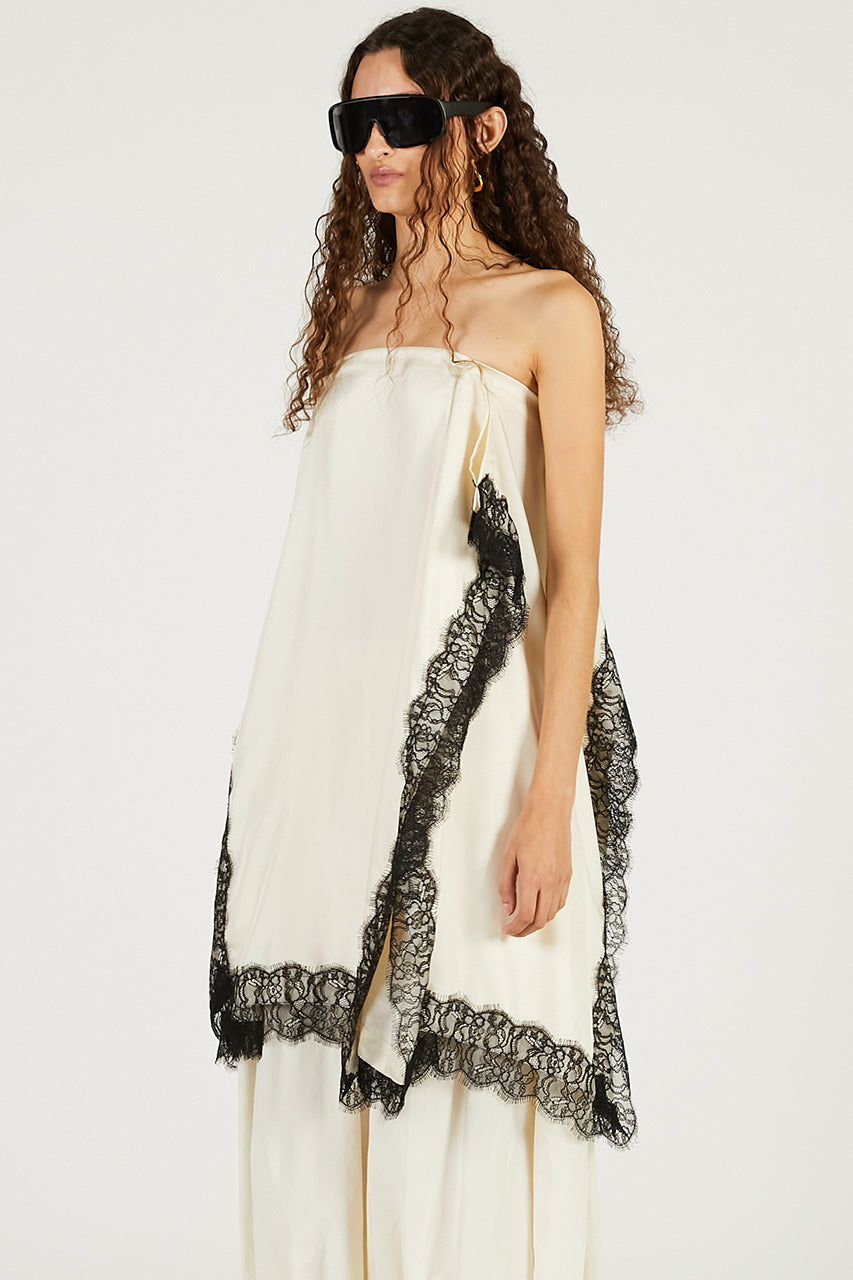 Square Pattern Skirt OP - 2026 SPRING