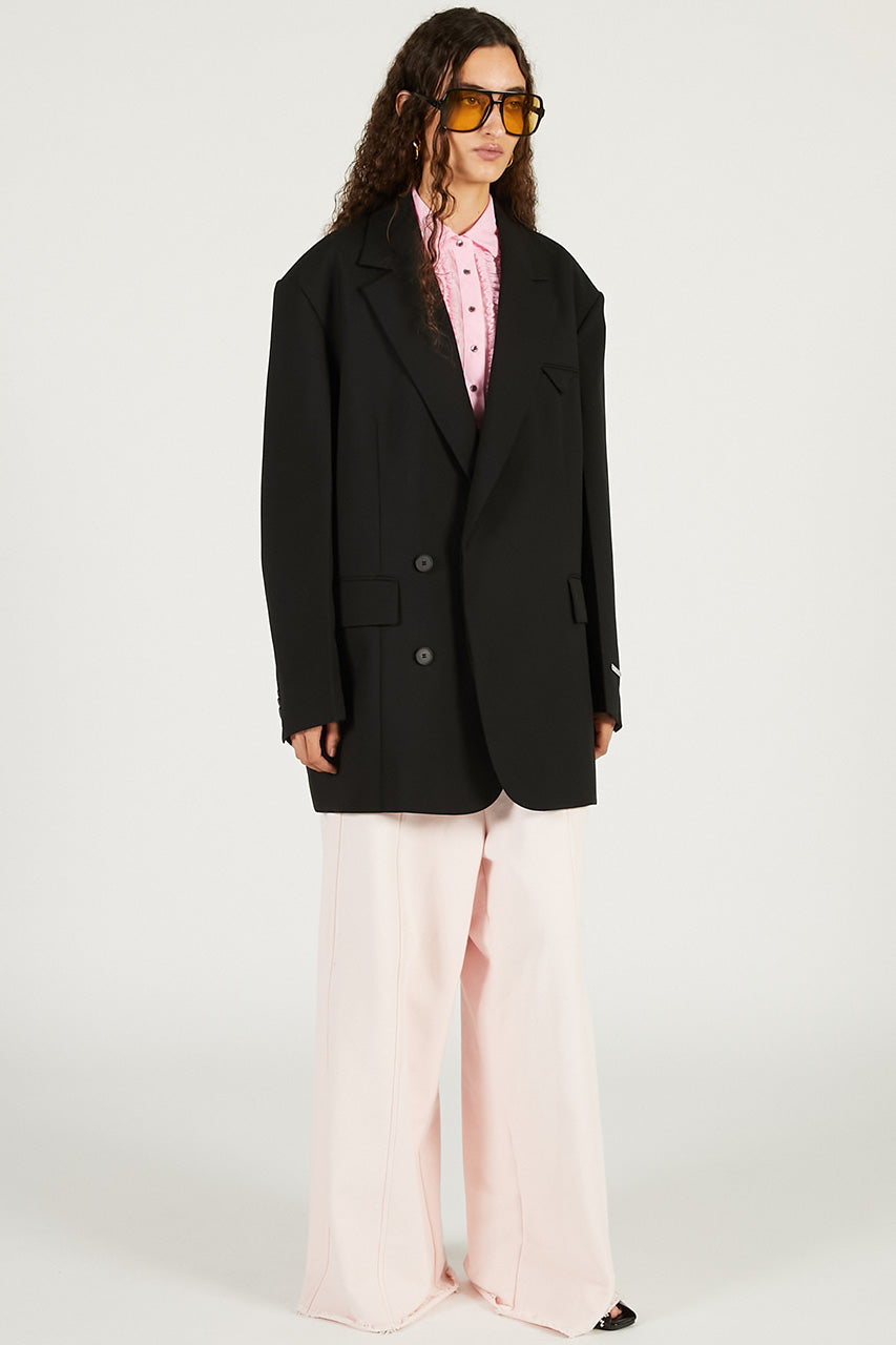 Ruffled Jersey Shirt - 2026 SPRING