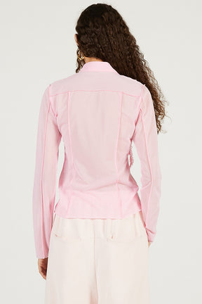 Ruffled Jersey Shirt - 2026 SPRING