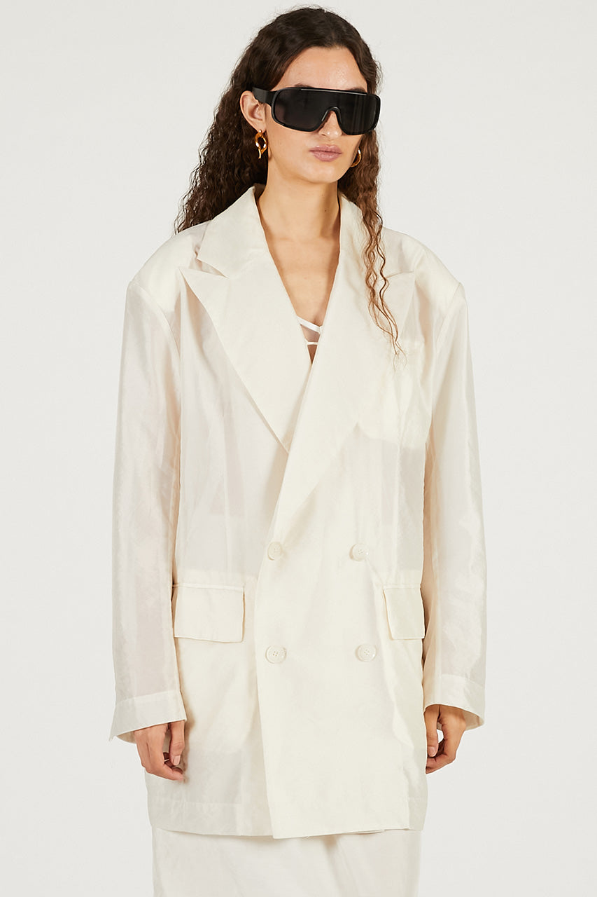 Sheer Oversized Jacket - 2026 SPRING
