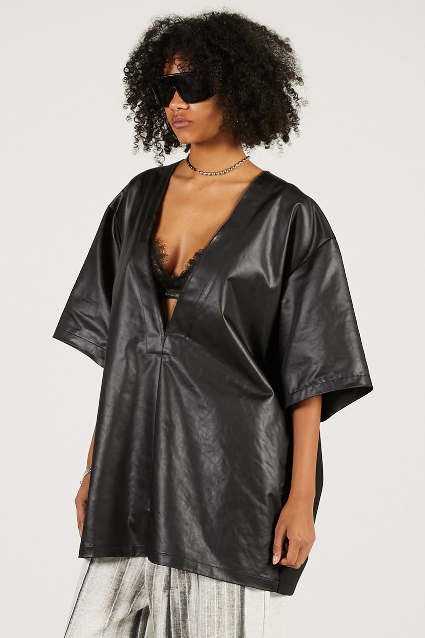 Leather-like Over T - 2026 SPRING