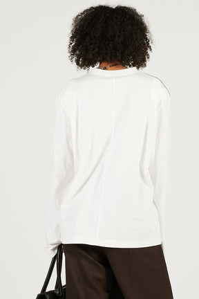 Tulle Bustier Print Long Tee - 2026 SPRING