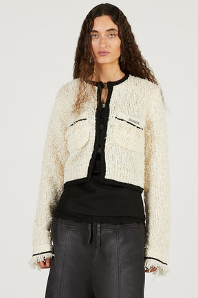 Front Charm Knit Jacket - 2026 SPRING