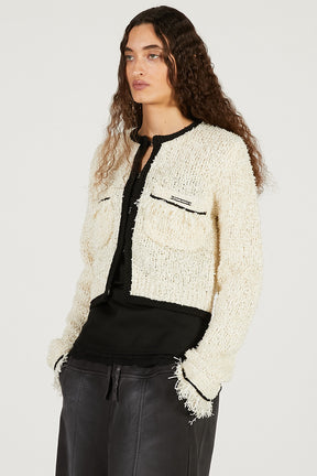 Front Charm Knit Jacket - 2026 SPRING