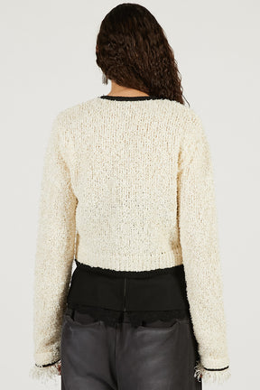 Front Charm Knit Jacket - 2026 SPRING