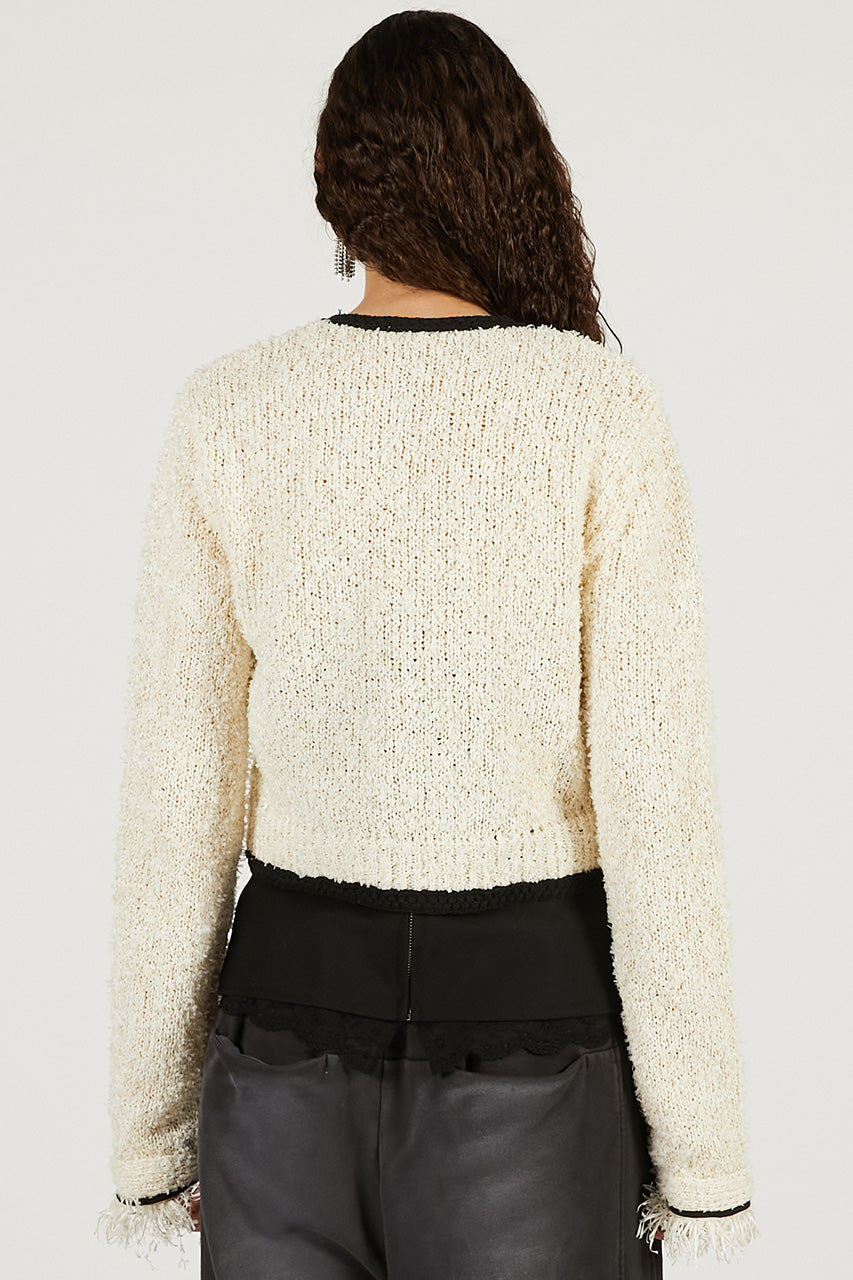 Front Charm Knit Jacket - 2026 SPRING