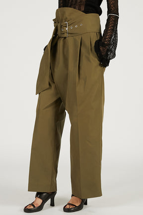 Wide Belt Pants - 2026 SPRING