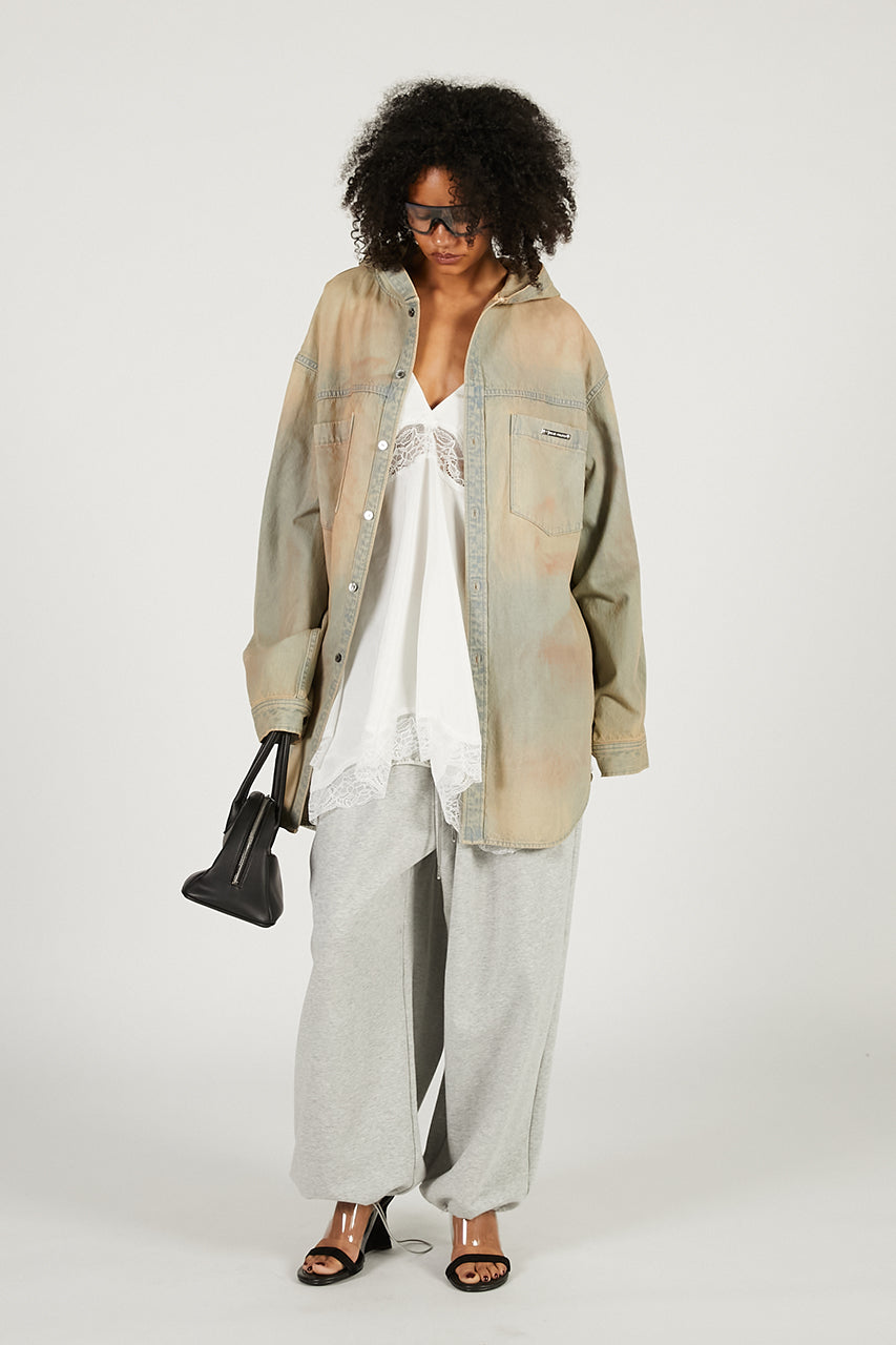 Lace Hem Volume Tunic - 2026 SPRING