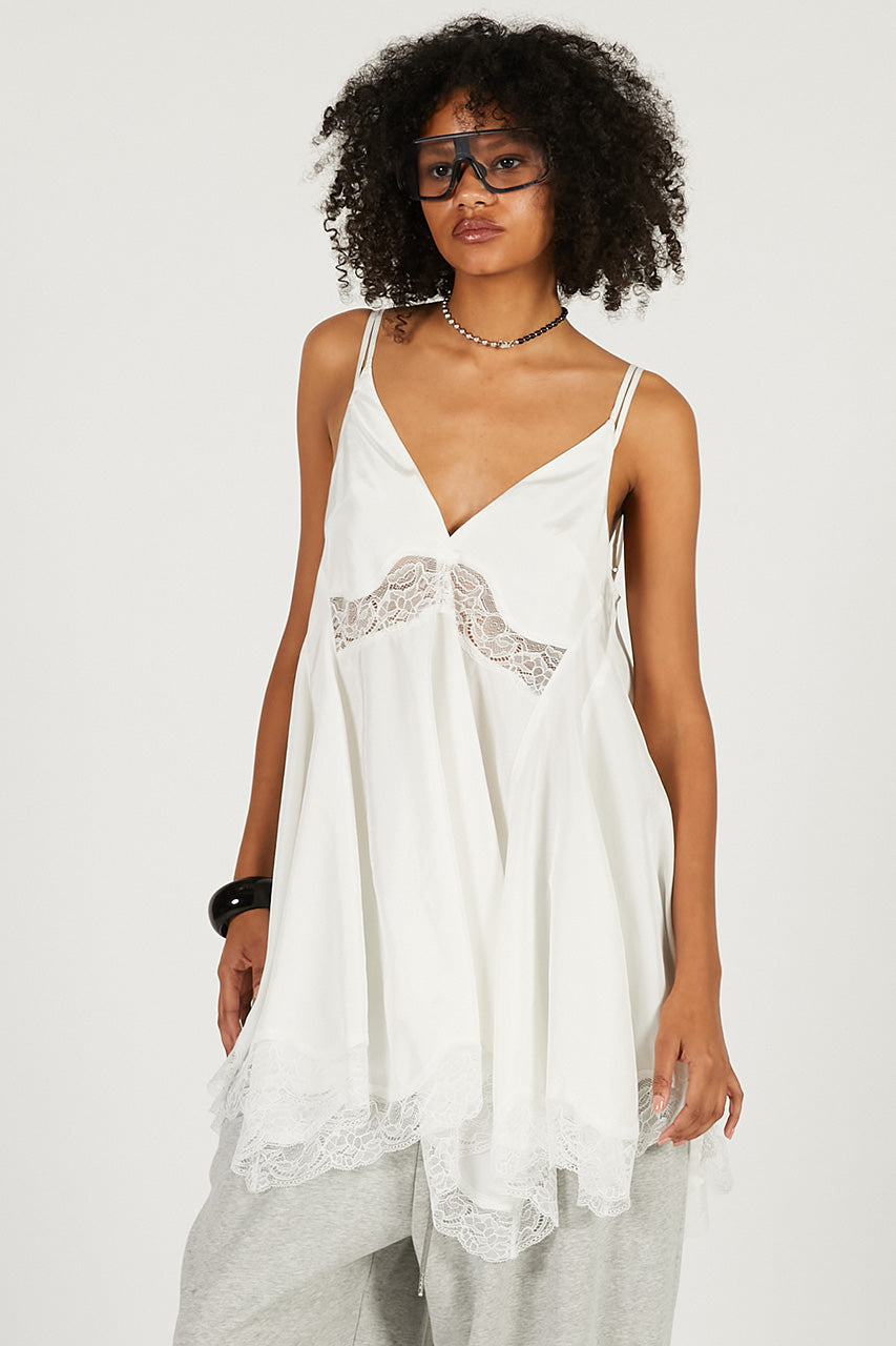 Lace Hem Volume Tunic - 2026 SPRING