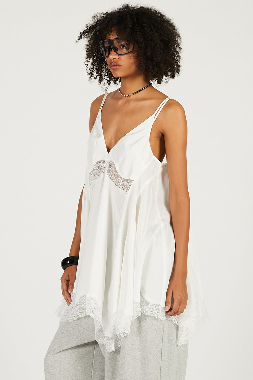 Lace Hem Volume Tunic - 2026 SPRING