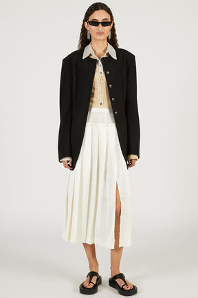 Box Pleated Skirt - 2026 SPRING