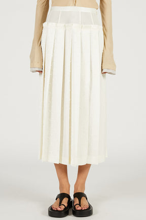 Box Pleated Skirt - 2026 SPRING