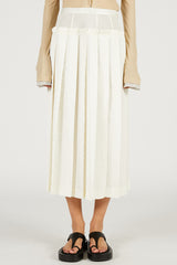 Box Pleated Skirt - 2026 SPRING