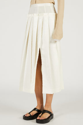 Box Pleated Skirt - 2026 SPRING