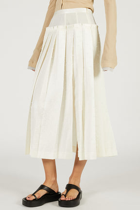 Box Pleated Skirt - 2026 SPRING