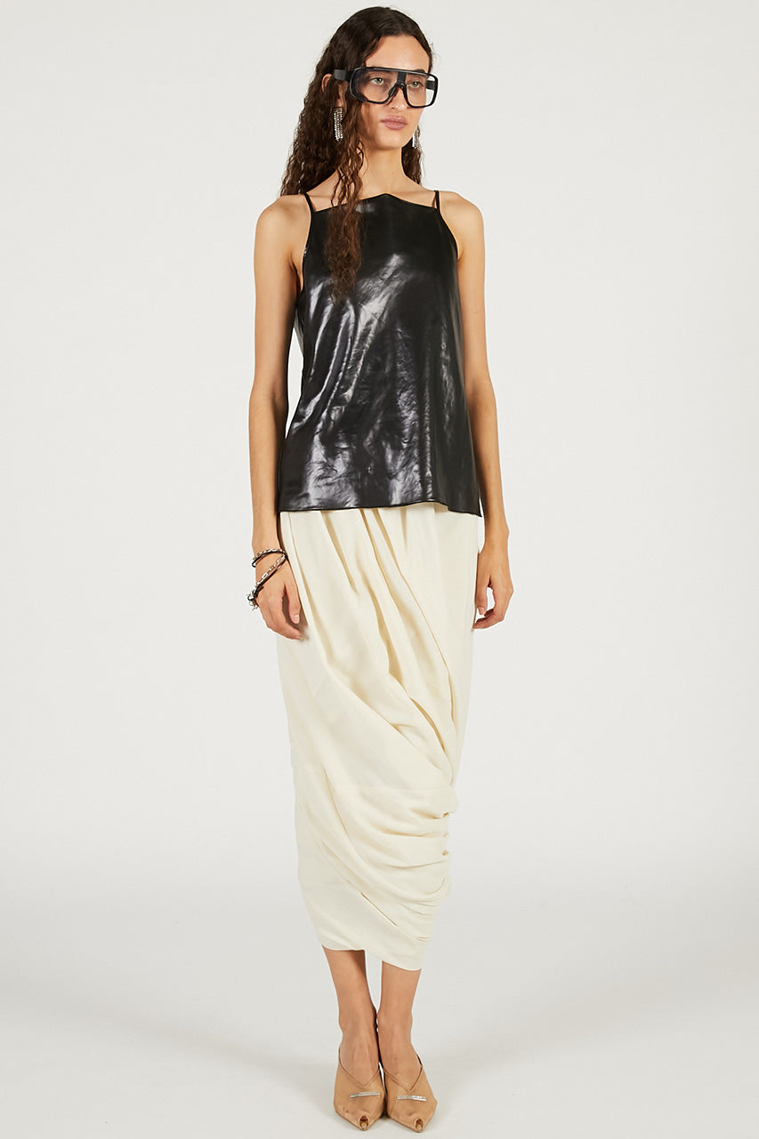 Leather Satin Camisole - 2026 SPRING