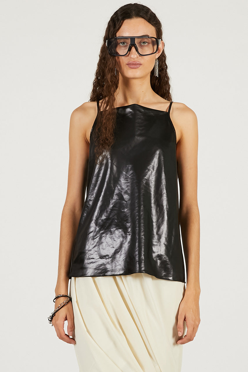 Leather Satin Camisole - 2026 SPRING
