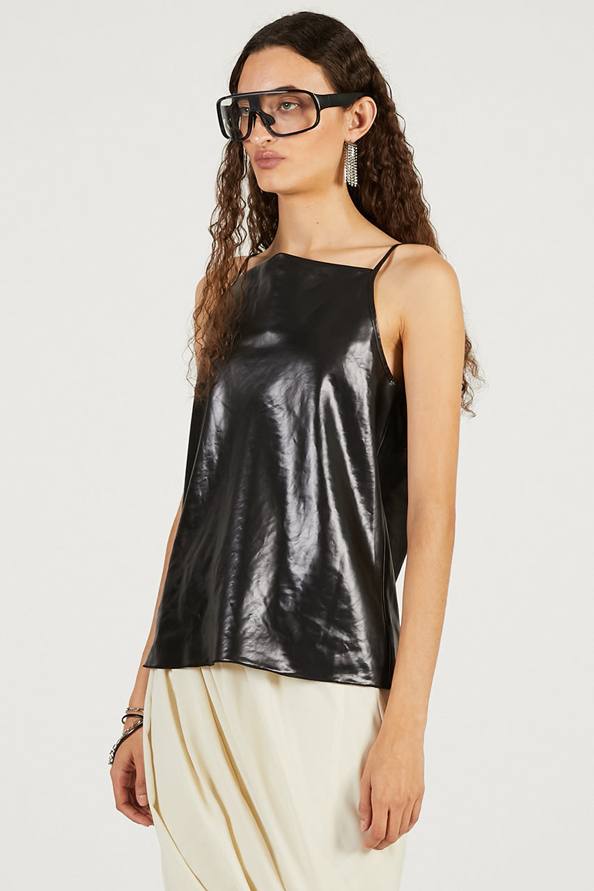 Leather Satin Camisole - 2026 SPRING