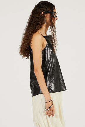 Leather Satin Camisole - 2026 SPRING