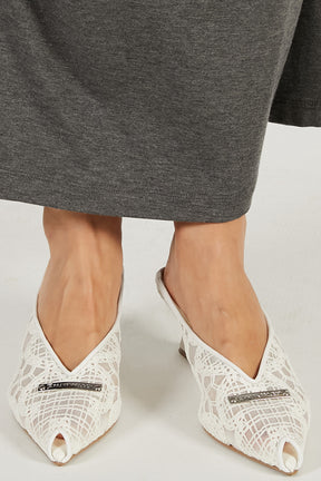 Wedge-Sole Cut Mules - 2026 SPRING