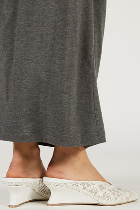 Wedge-Sole Cut Mules - 2026 SPRING