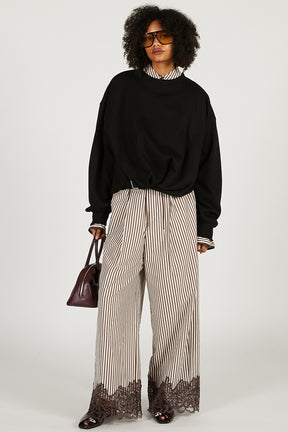 Twisted Belted Sweatshirt - 2026 SPRING