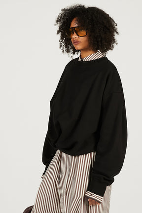 Twisted Belted Sweatshirt - 2026 SPRING