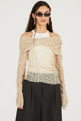 Off-Shoulder Layered Top