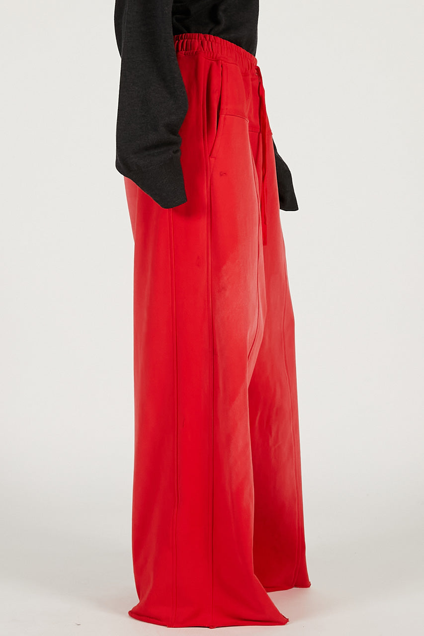 Peach Wide Sweat Pants - 2026 SPRING