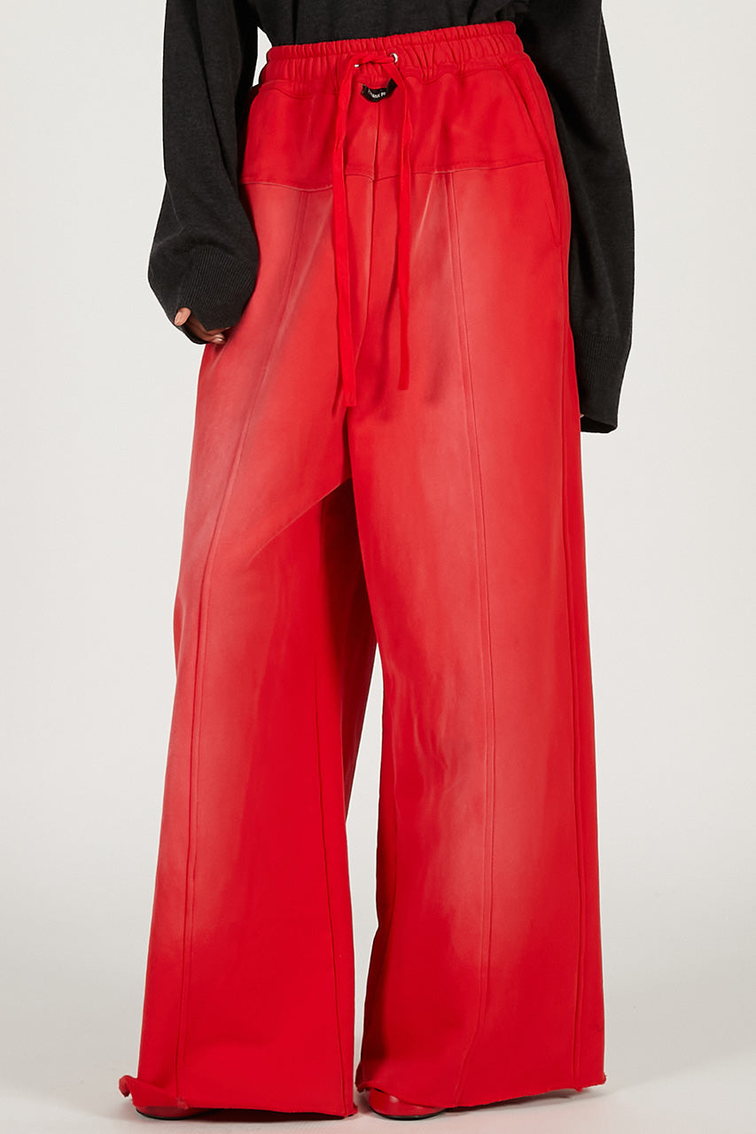 Peach Wide Sweat Pants - 2026 SPRING