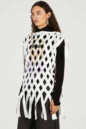 Woven Grid "aesthetic" Top - 2026 SPRING