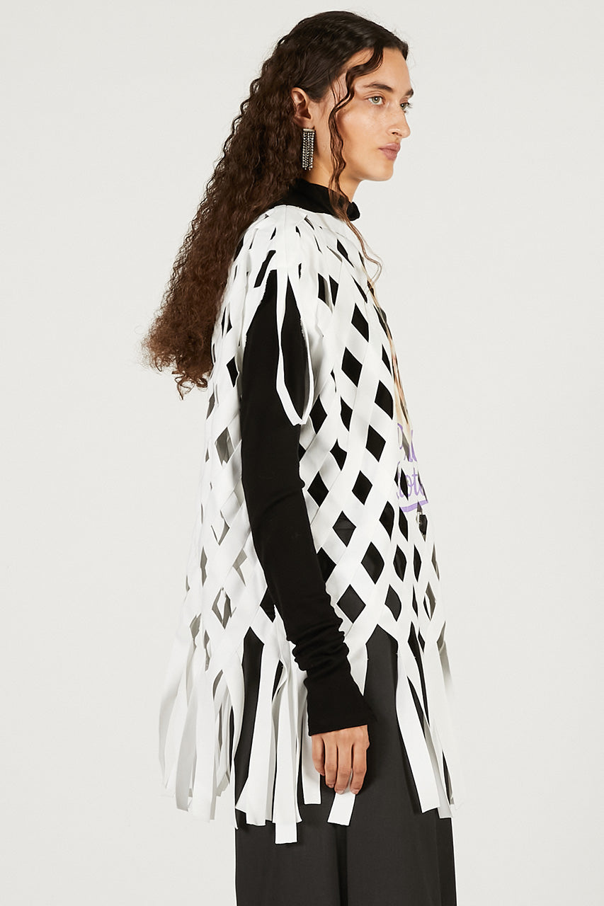 Woven Grid "aesthetic" Top - 2026 SPRING