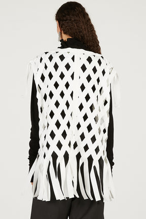 Woven Grid "aesthetic" Top - 2026 SPRING