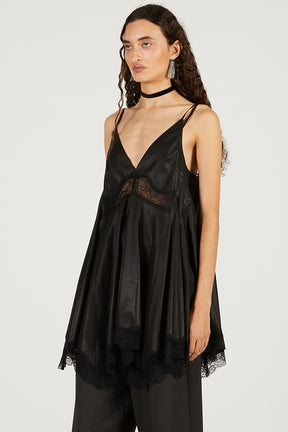 Lace Hem Volume Tunic - 2026 SPRING