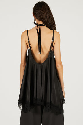 Lace Hem Volume Tunic - 2026 SPRING