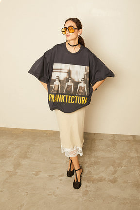 Wire Hem Big Tee - 2026 SPRING