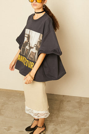 Wire Hem Big Tee - 2026 SPRING