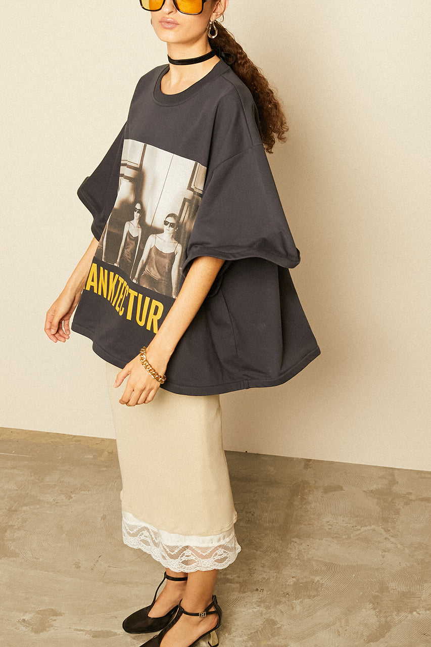 Wire Hem Big Tee - 2026 SPRING